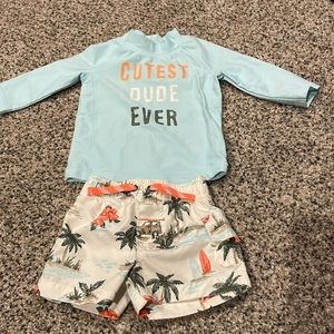 Baby’s swim outfit.